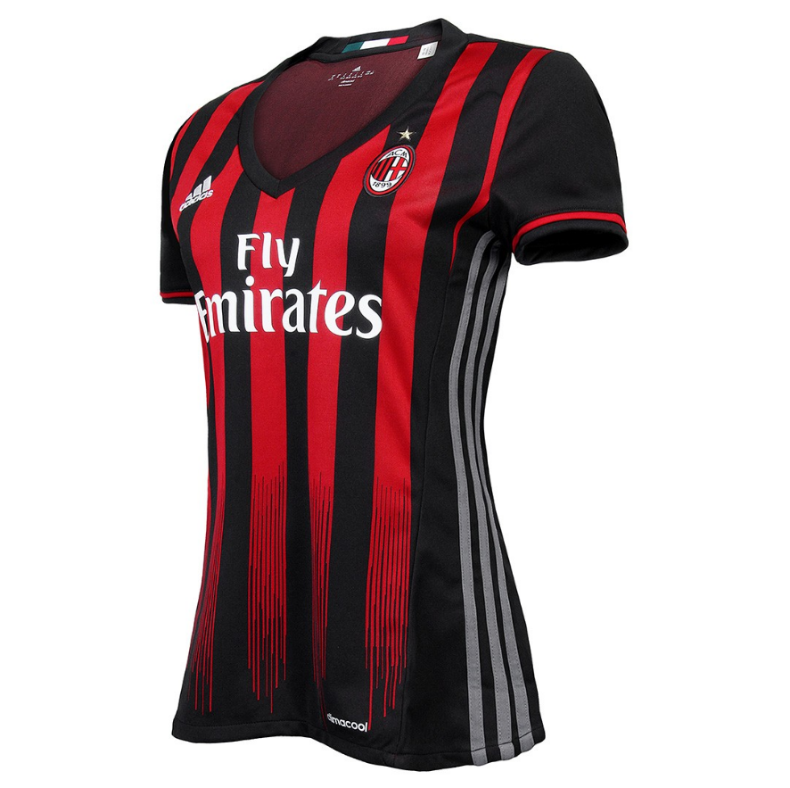 fængelsflugt læder Gammeldags AC Milan Women Home Kit 16/17 – L Jersey